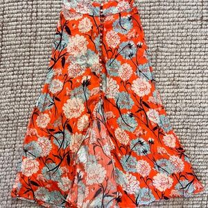Free People midi skirt with slit